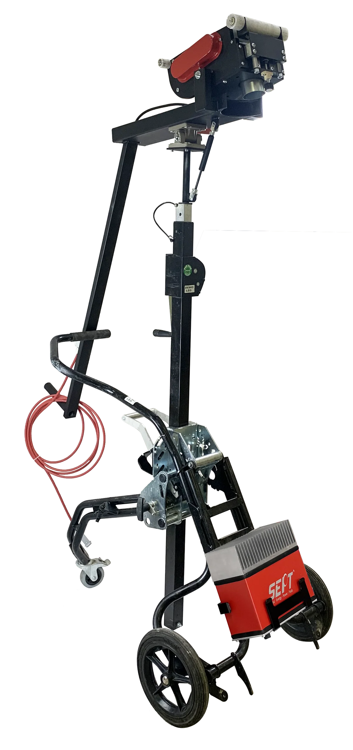 Rabot Plafond Sept Tools : chariot de rabotage plafond brushless pour enduit, résine et bitumineux