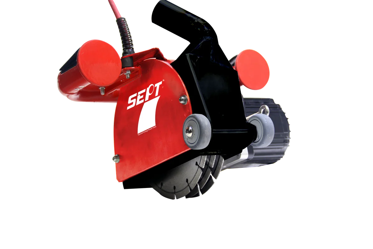 Rainureuse Desman Sept Tools : rainureuse diamant brushless à mains pour sol et mur