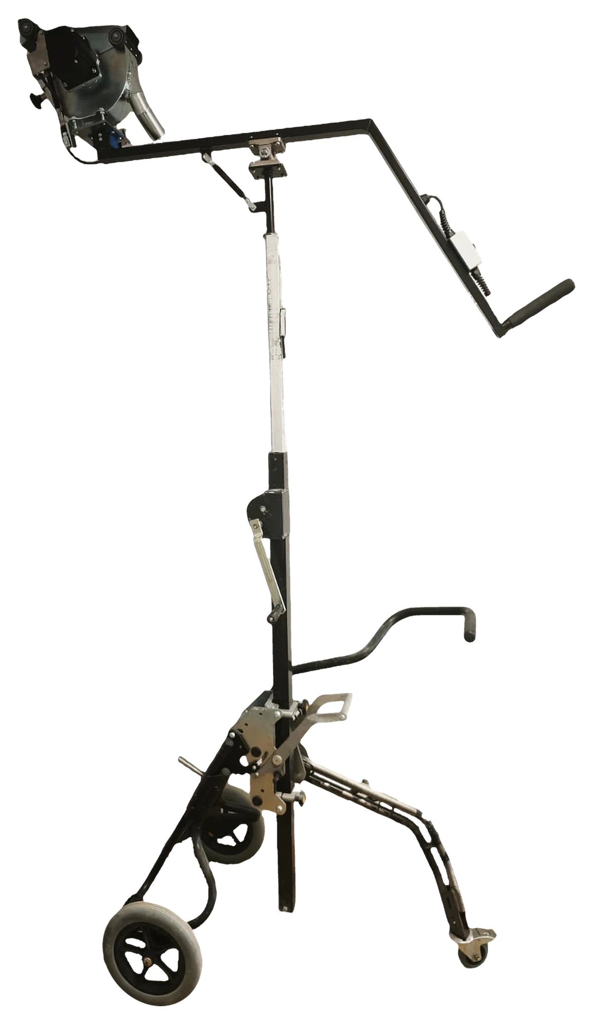 Sept Tools plafondsleuvenfrees: Desman sleuvenfrees op een plafondarm, te combineren met een Eland- of Gazelle-wagen