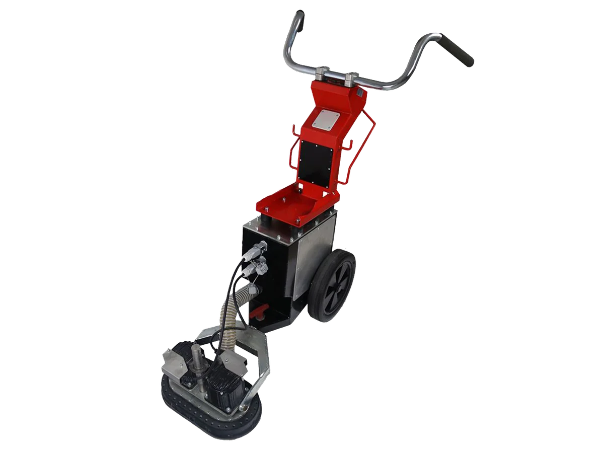 Tapir XTT330 Sept Tools: lijadora de suelos brushless de doble plato con cabezal orbital intercambiable