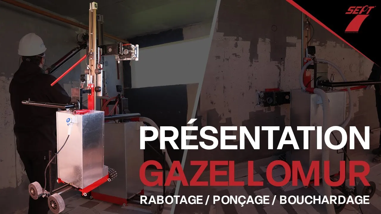 Gazellomur Bouchardage - Demonstration