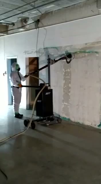 Gazellomur wall decontamination